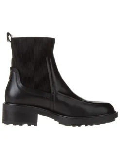 Leder-Chelsea-Boots in Schwarz>Tommy Hilfiger Shoes Outlet