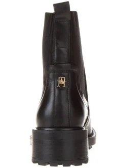 Leder-Chelsea-Boots in Schwarz><noscript><img width=