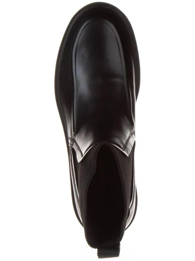 Leder-Chelsea-Boots in Schwarz>Tommy Hilfiger Shoes Outlet