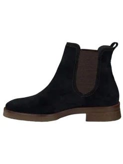 Paul Green Stiefeletten^Leder-Chelsea-Boots in Schwarz