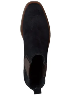 Paul Green Stiefeletten^Leder-Chelsea-Boots in Schwarz