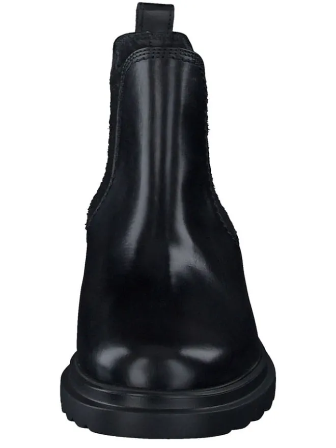 Paul Green Stiefeletten^Leder-Chelsea-Boots in Schwarz