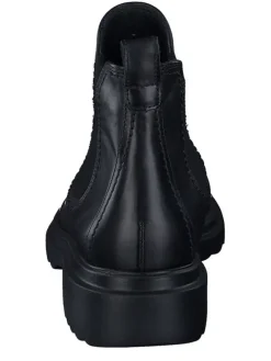 Paul Green Stiefeletten^Leder-Chelsea-Boots in Schwarz