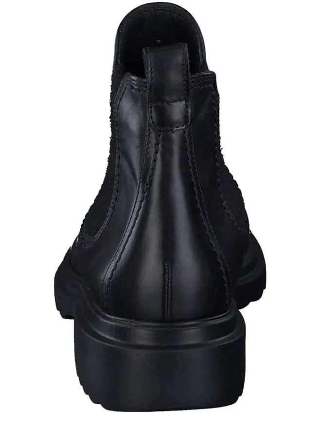 Paul Green Stiefeletten^Leder-Chelsea-Boots in Schwarz