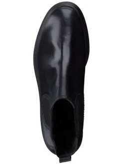 Paul Green Stiefeletten^Leder-Chelsea-Boots in Schwarz