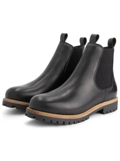 TRAVELIN' Stiefel & Boots^Leder-Chelsea-Boots in Schwarz