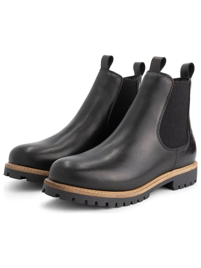 TRAVELIN' Stiefel & Boots^Leder-Chelsea-Boots in Schwarz
