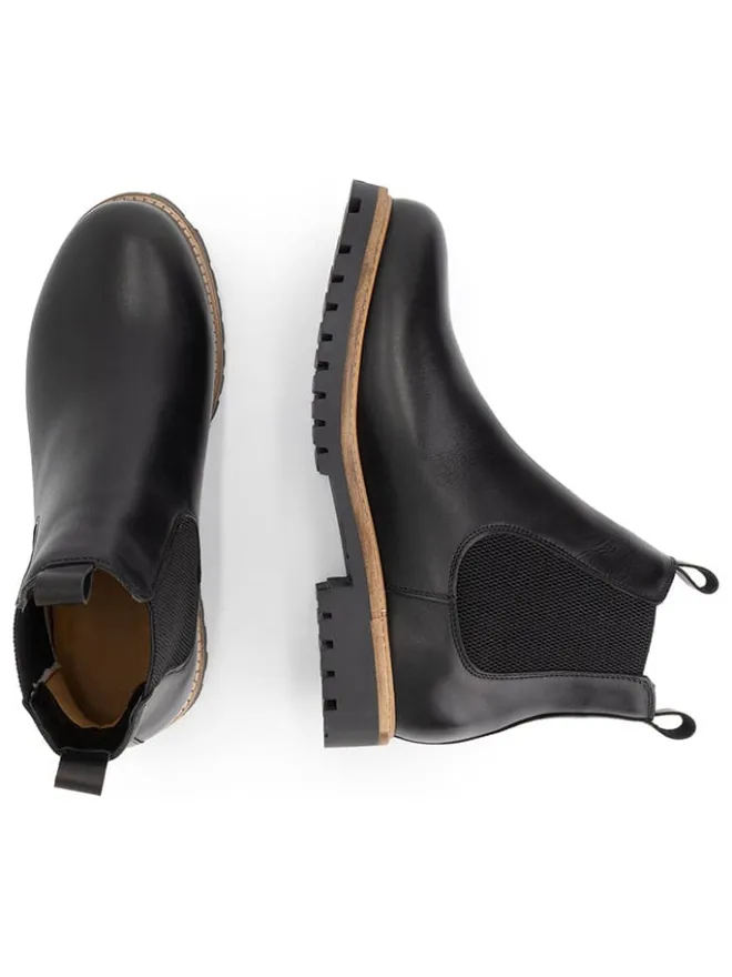 TRAVELIN' Stiefel & Boots^Leder-Chelsea-Boots in Schwarz