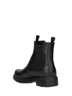Leder-Chelsea-Boots in Schwarz><noscript><img width=