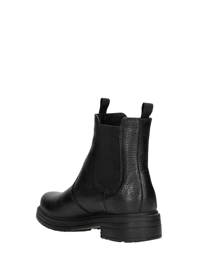 Leder-Chelsea-Boots in Schwarz>Wojas Hot