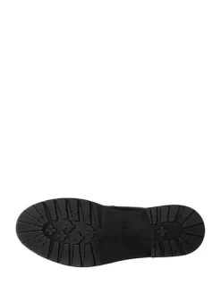 Leder-Chelsea-Boots in Schwarz><noscript><img width=