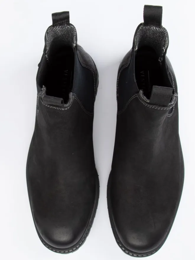 Leder-Chelsea-Boots in Schwarz>PAUL VESTERBRO
