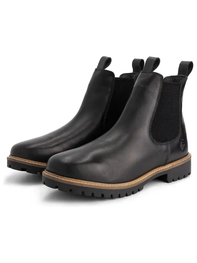 TRAVELIN' Stiefel & Boots^Leder-Chelsea-Boots in Schwarz