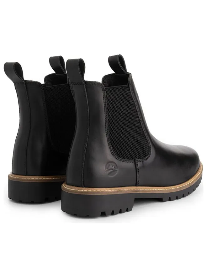TRAVELIN' Stiefel & Boots^Leder-Chelsea-Boots in Schwarz