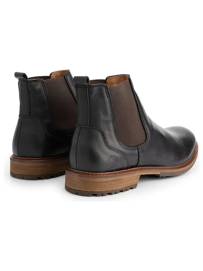 TRAVELIN' Stiefel & Boots^Leder-Chelsea-Boots in Schwarz
