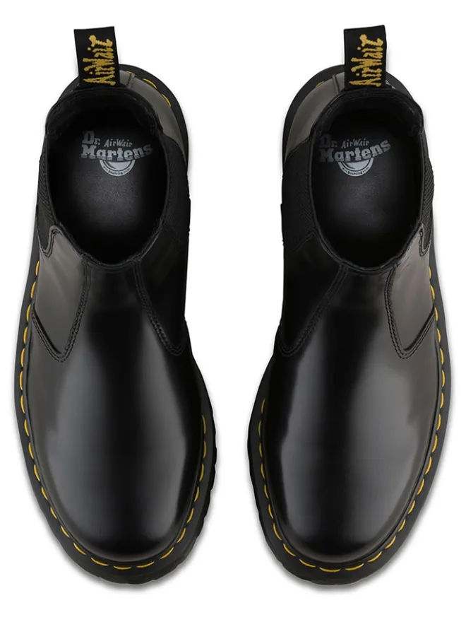 Leder-Chelsea-Boots in Schwarz>Dr. Martens New