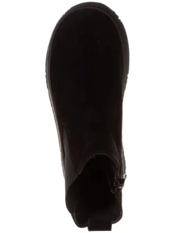 Leder-Chelsea-Boots in Schwarz><noscript><img width=