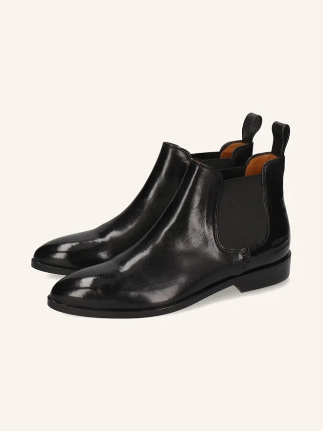 Leder-Chelsea-Boots "Jessy 1" in Schwarz>MELVIN & HAMILTON Clearance