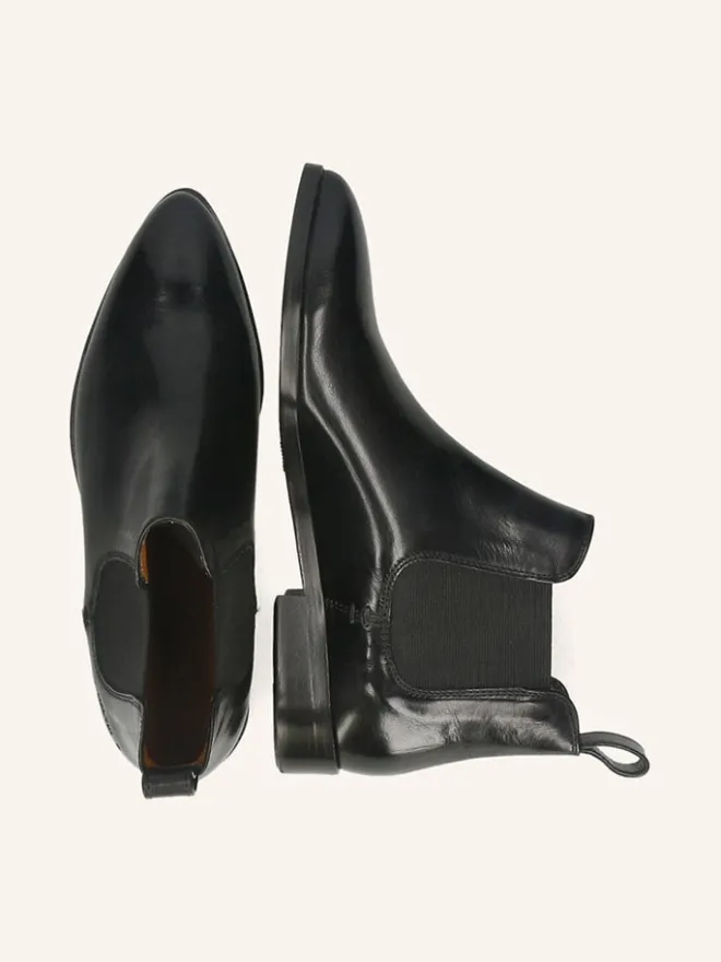Leder-Chelsea-Boots "Jessy 1" in Schwarz>MELVIN & HAMILTON Clearance