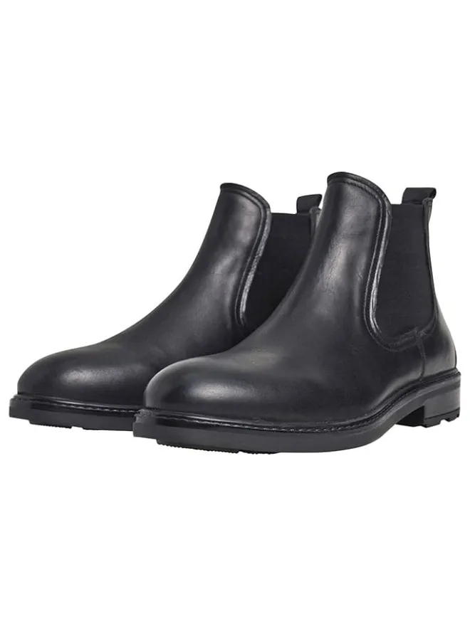 Leder-Chelsea-Boots "Leeds City" in Schwarz>Pepe Jeans FOOTWEAR Online
