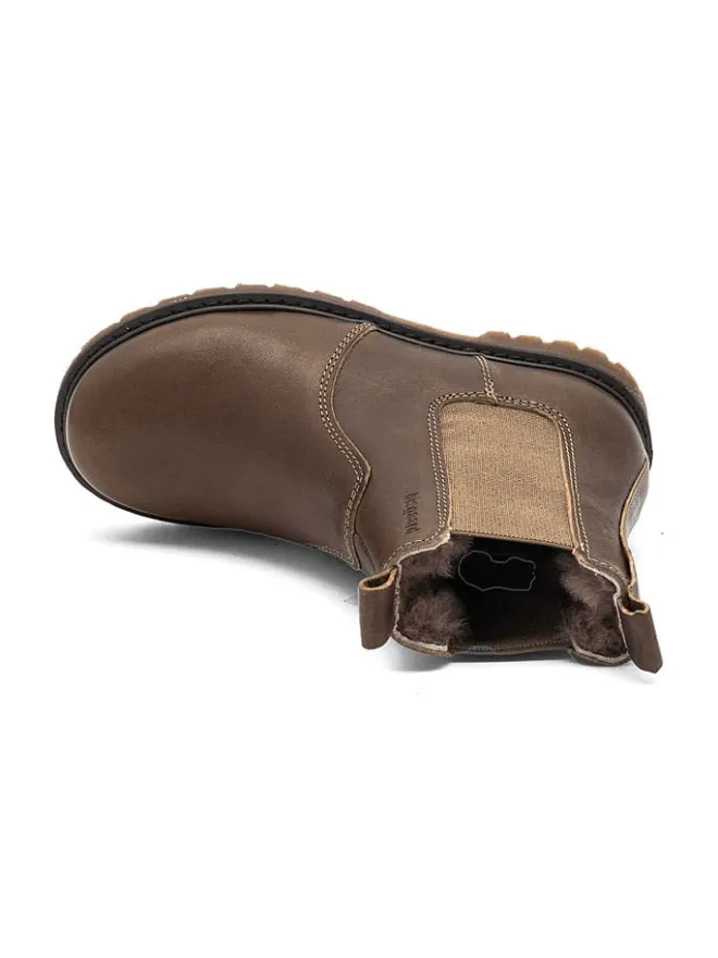 bisgaard Stiefeletten·Chelsea Boots^Leder-Chelsea-Boots "Neel" in Braun