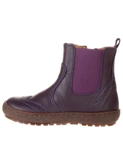 bisgaard Stiefeletten·Chelsea Boots^Leder-Chelsea-Boots "Norbert" in Lila