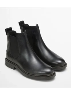 Marc O'Polo Shoes Stiefeletten^Leder-Chelsea-Boots "Paula" in Schwarz
