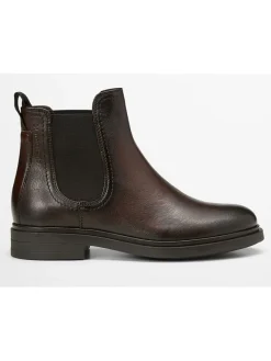 Marc O'Polo Shoes Stiefeletten^Leder-Chelsea-Boots "Paula" in Braun