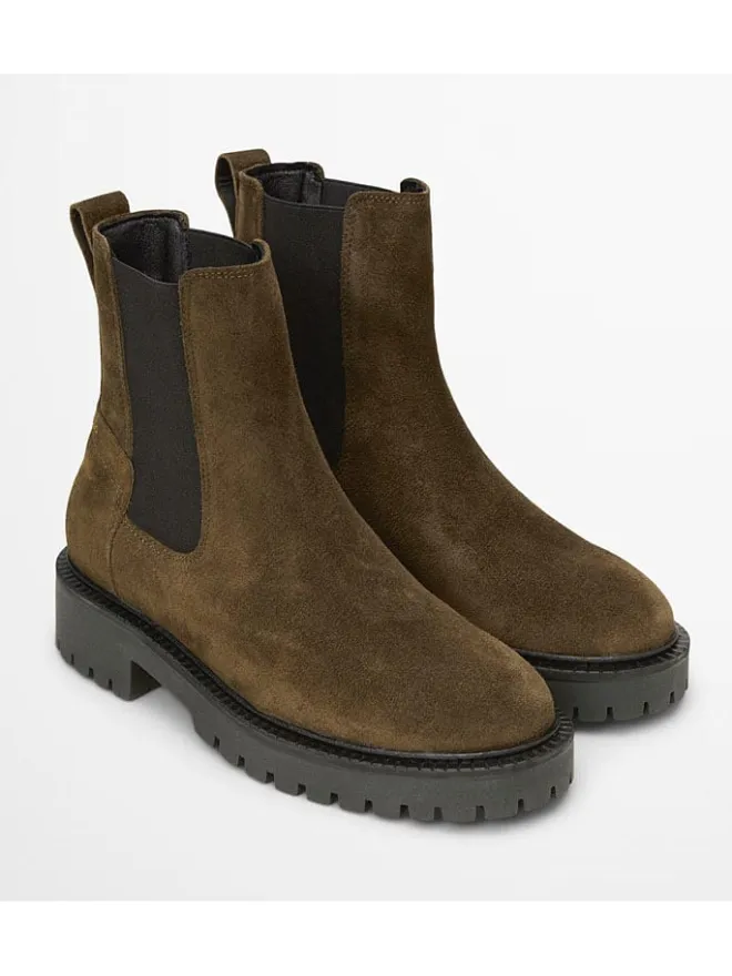Leder-Chelsea-Boots "Phia" in Braun>Marc O'Polo Shoes Discount