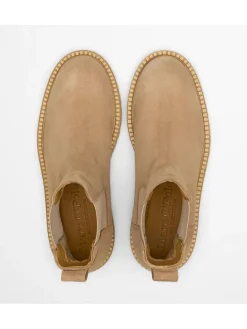 Marc O'Polo Shoes Stiefeletten^Leder-Chelsea-Boots "Phia" in Beige