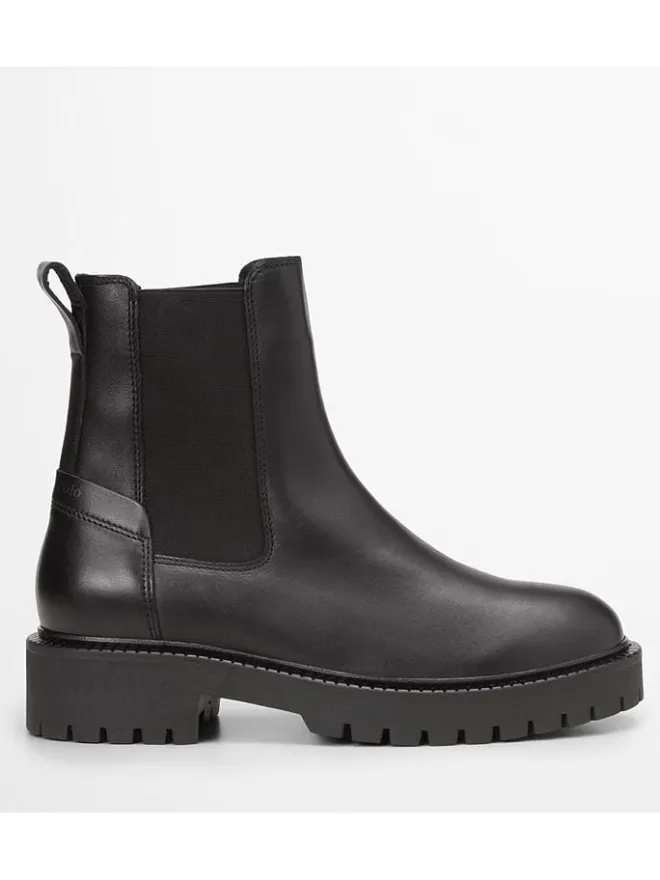Leder-Chelsea-Boots "Phia" in Schwarz>Marc O'Polo Shoes Clearance