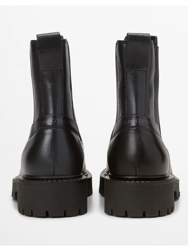 Leder-Chelsea-Boots "Phia" in Schwarz>Marc O'Polo Shoes Clearance