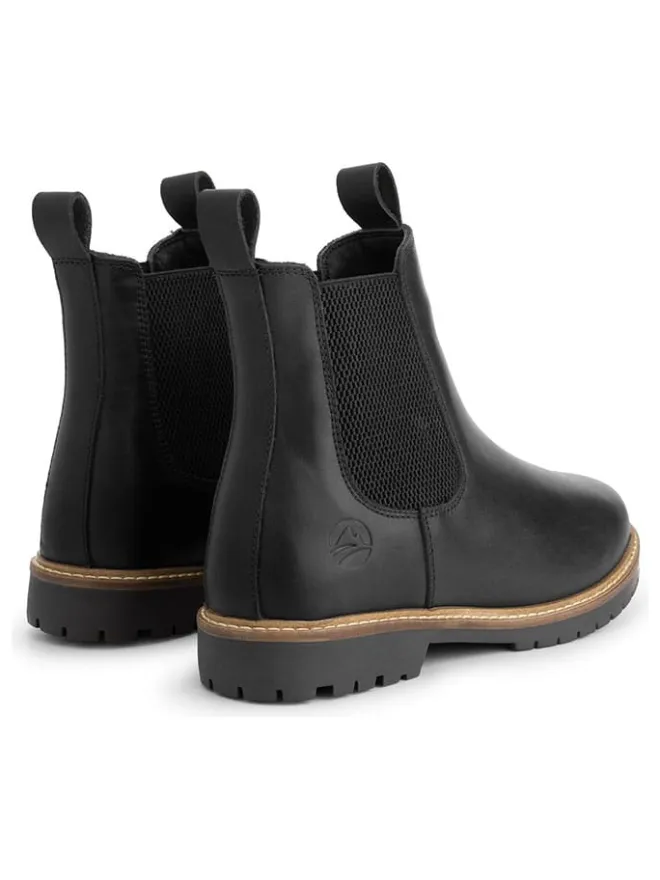 TRAVELIN' Stiefeletten^Leder-Chelsea-Boots "Ringsaker" in Schwarz
