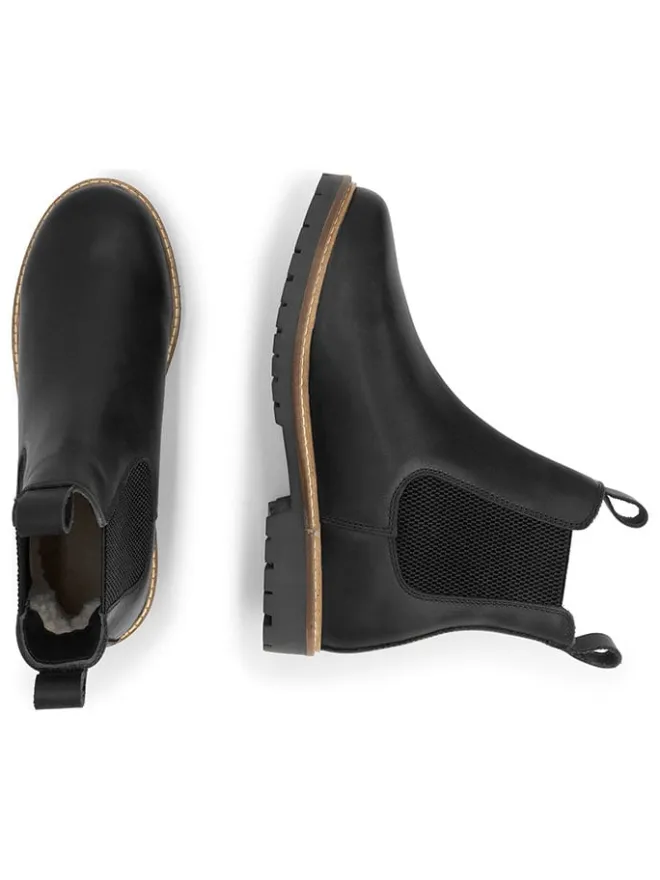 TRAVELIN' Stiefeletten^Leder-Chelsea-Boots "Ringsaker" in Schwarz