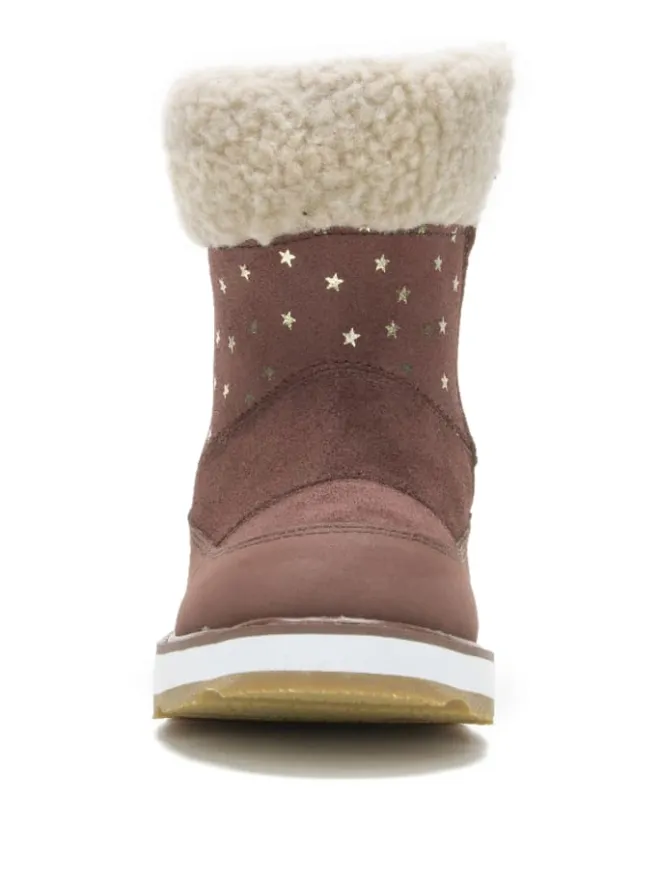 Leder-Chelsea-Boots "Risecuff" in Braun>Kamik Hot