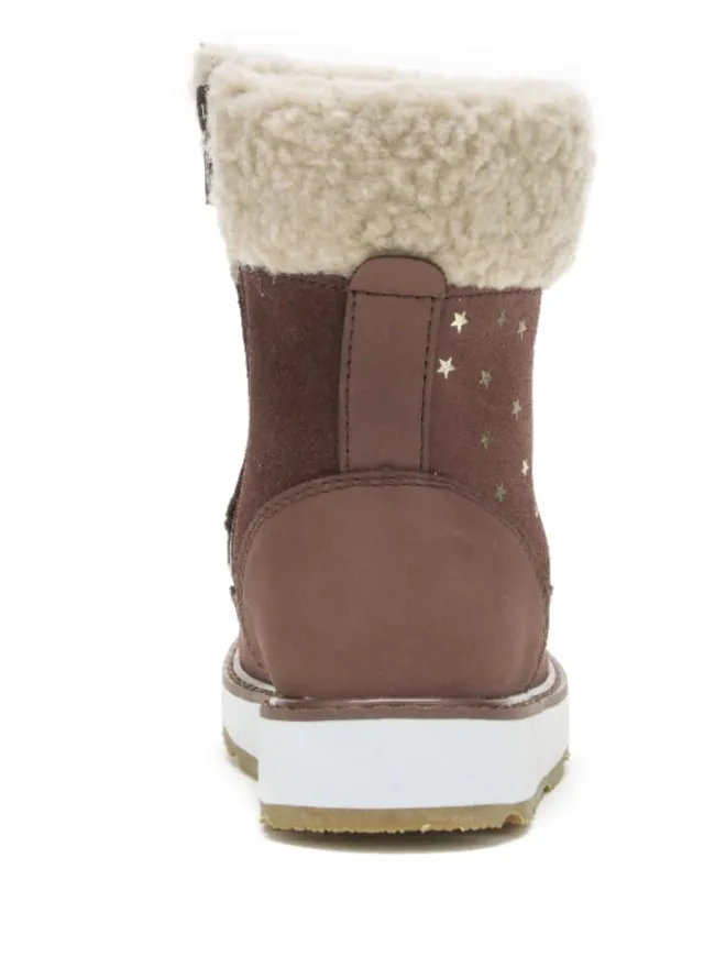Leder-Chelsea-Boots "Risecuff" in Braun>Kamik Hot
