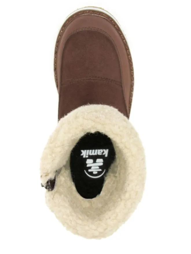 Leder-Chelsea-Boots "Risecuff" in Braun>Kamik Hot