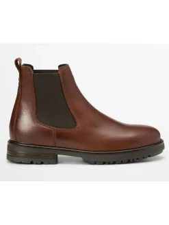 Marc O'Polo Shoes Stiefel & Boots^Leder-Chelsea-Boots "Rony" in Hellbraun