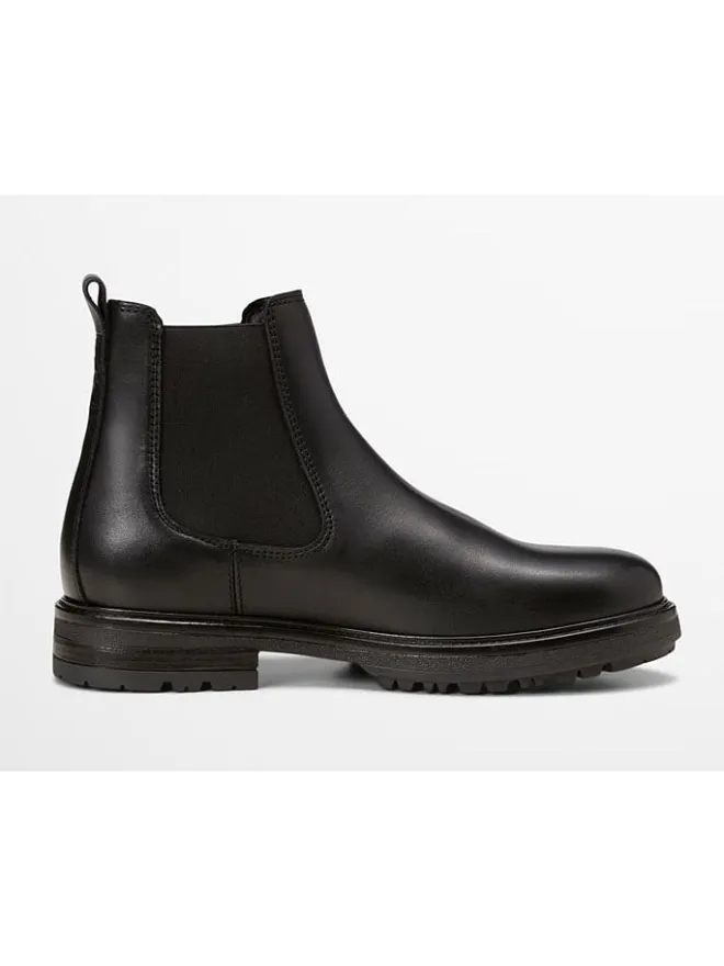 Marc O'Polo Shoes Stiefel & Boots^Leder-Chelsea-Boots "Rony" in Schwarz