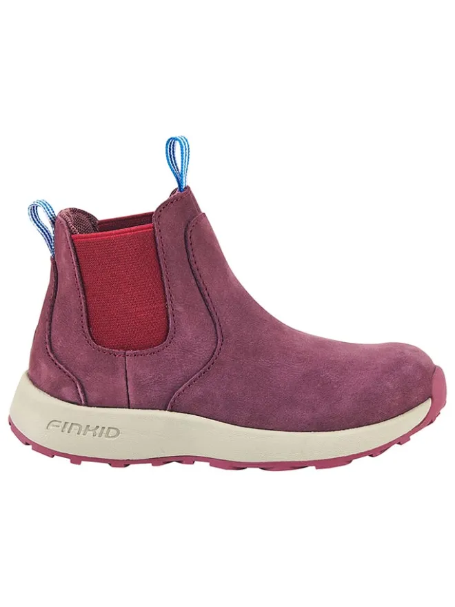 finkid Stiefeletten·Chelsea Boots^Leder-Chelsea-Boots "Saapas" in Lila