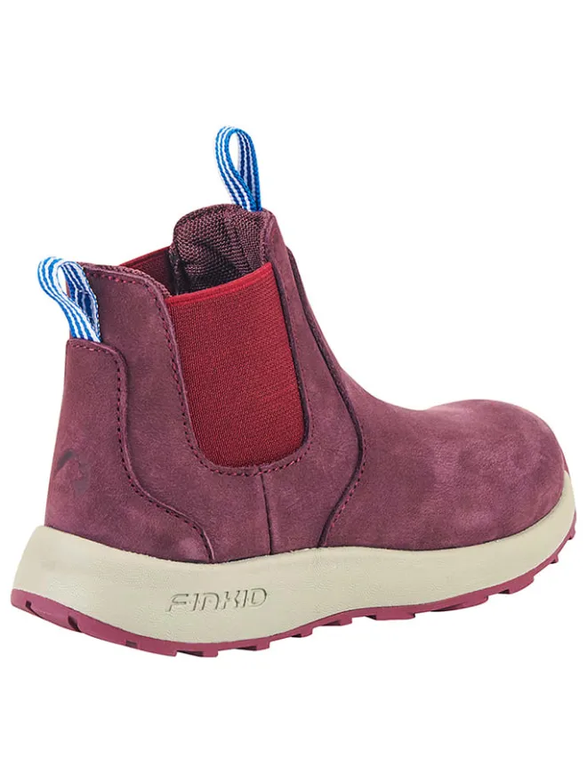 finkid Stiefeletten·Chelsea Boots^Leder-Chelsea-Boots "Saapas" in Lila