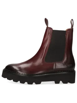 MELVIN & HAMILTON Stiefeletten^Leder-Chelsea-Boots "Sally 186" in Bordeaux