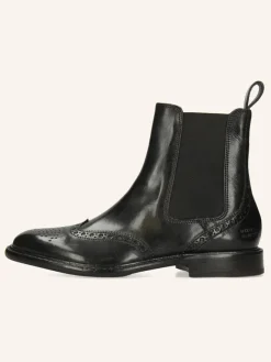 Leder-Chelsea-Boots "Sally 112" in Schwarz>MELVIN & HAMILTON Outlet