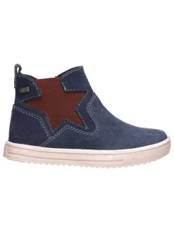 Leder-Chelsea-Boots "Shiva" in Dunkelblau>Lurchi