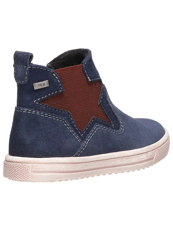 Leder-Chelsea-Boots "Shiva" in Dunkelblau>Lurchi