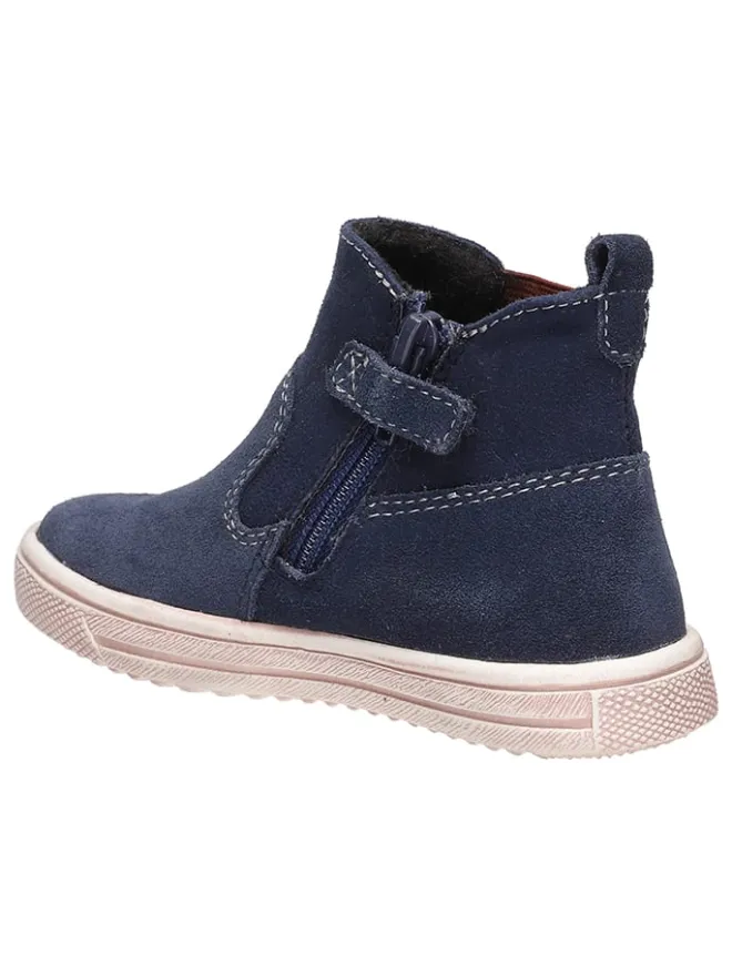 Leder-Chelsea-Boots "Shiva" in Dunkelblau>Lurchi