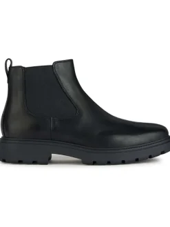 Geox Stiefel & Boots^Leder-Chelsea-Boots "Spherica Ec7" in Schwarz