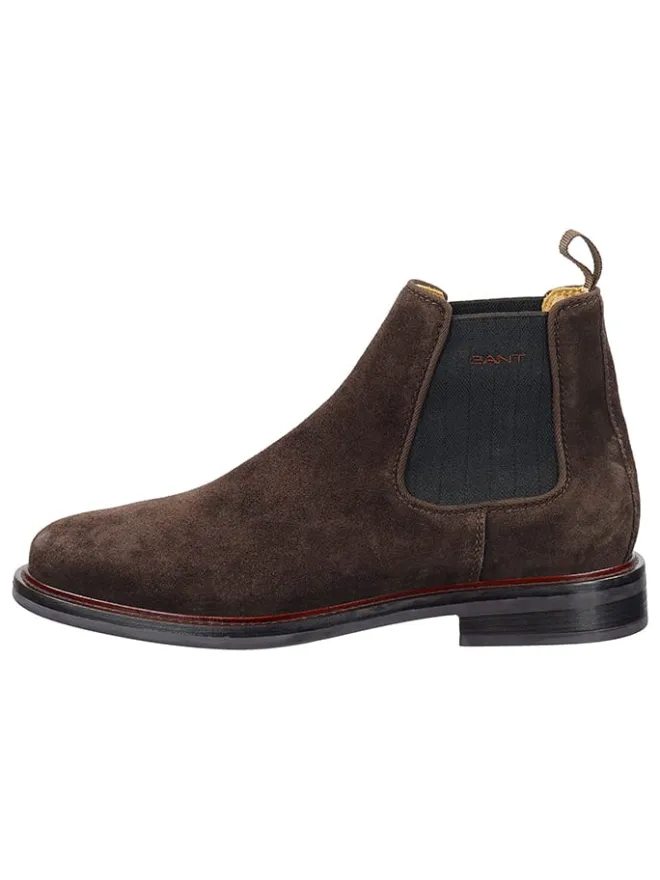 Leder-Chelsea-Boots "St Fairkon" in Braun>GANT Footwear Discount