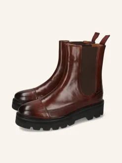 MELVIN & HAMILTON Stiefeletten^Leder-Chelsea-Boots "Sybill 8" in Braun