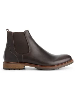 TRAVELIN' Stiefel & Boots^Leder-Chelsea-Boots "Winslow" in Braun